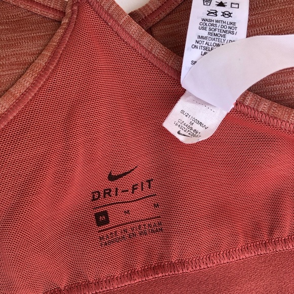 Nike Training Indy Light Support V-Neck Removable Pads Dark Pink Sports Bra M - Picture 15 of 16